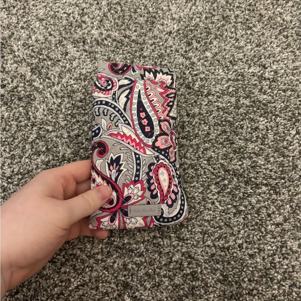 Floral Patterned Phone Case - Pink and Black